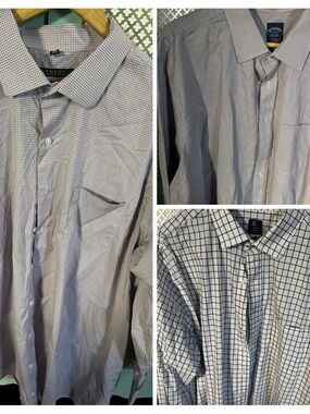 Three Men’s Dress Shirts - Classic Fit like new 19 neck-35/36